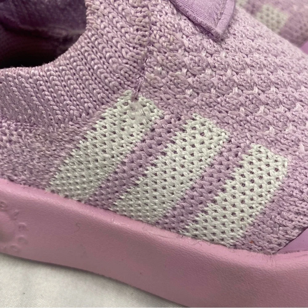 Adidas Baby Girl Kids Pink Slip-On Sneakers Size 5K - Picture 8 of 16